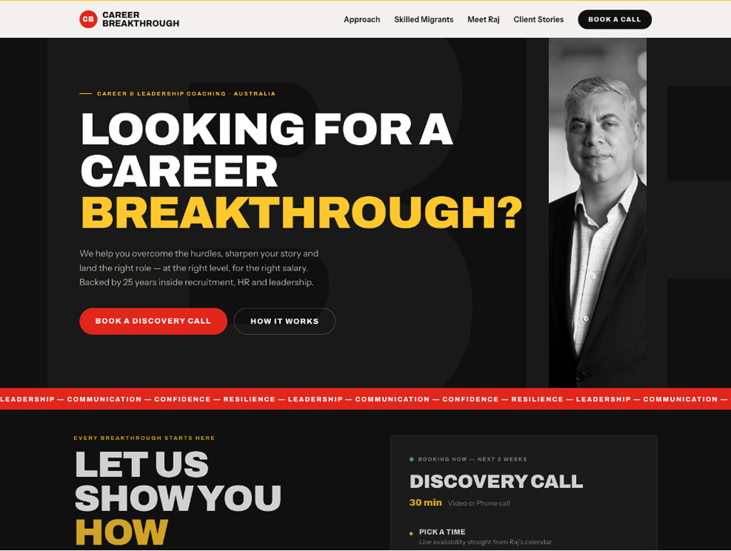 Career Breakthrough website